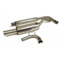 Piper exhaust Clio 1.8 16v 1.8 8v RSi Stainless Steel System-Tailpipe Style A,B,C or D
